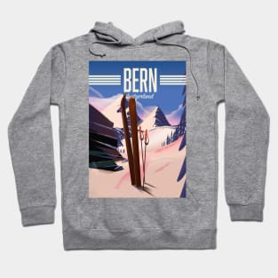 Bern switzerland ski poster Hoodie